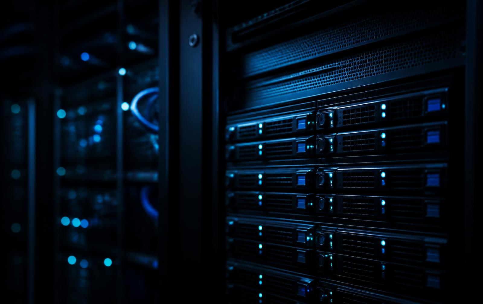 Network attached storage servers in a data center